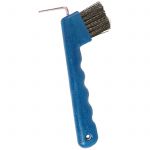 Hoof Pick & Brush with Wave Grip Handle, Blue No.563 